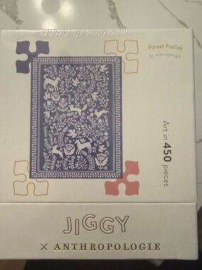 NEW! Anthropologie Jiggy Puzzle Forest Frolick 450 Pieces